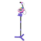 VTech - Kidi Star Machine à karaoké - Rose/Violet-6 jeux intégrés et 8 chansons originales intégrées