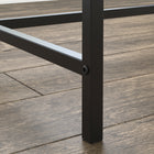 Sauder - La Collection North Avenue Bureau - Finition Sindoori Mango-Ossature noire metallique durable.
