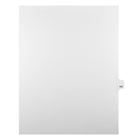 Markmaker - Intercalaires imprimes Legal, Blanc, 1/25th coupe, format lettre, sans trous, 25 tabs/PQT, 5 PQT/Boite, Numero 141-Intercalaires imprimes Legal