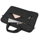 Vangoddy mPaneki Sac de transport à bandoulière Porte-documents pour ordinateur portable 15,6 po - Noir-Une poche extérieure zippée parfaite pour ranger les accessoires