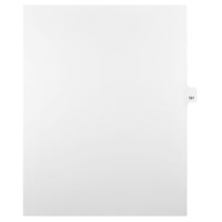 Mark Maker – Onglets séparateurs juridiques blancs, 1/25 onglets, format lettre, sans trous, numéro 161, 25/paquet-Onglets séparateurs blancs, 1/25 onglets