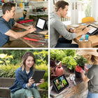 Logitech Rugged Folio - Étui clavier de protection pour iPad (7e, 8e et 9e générations) - Graphite-P : 25,9 cm (10,2 po) x L : 18,8 cm (7,4 po) x H : 2,3 cm (0,9 po)
