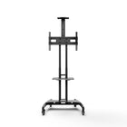 Kanto – Support de TV mobile MTM65PL avec tablette réglable pour téléviseurs de 37 à 65 po-Convient aux téléviseurs pesant jusqu'à 100 lb (45 kg)