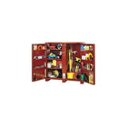 JoboxMD – Armoire robuste à 2 portes, 60 1/8 x 24 1/4 x 60 3/4 (1-697990)-Couleur : Rouge