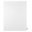 Mark Maker – Onglets séparateurs juridiques blancs, 1/15 onglets, format lettre, sans trous, numéro 180, 25/paquet-Onglets séparateurs blancs, 1/15 onglets