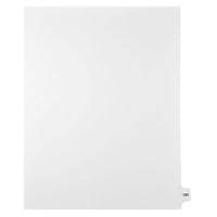 Mark Maker – Onglets séparateurs juridiques blancs, 1/15 onglets, format lettre, sans trous, numéro 180, 25/paquet-Onglets séparateurs blancs, 1/15 onglets