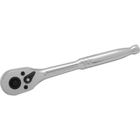 Gray Tools – Clé de déclenchement rapide, 45 dents, prise de 3/8 po, 7 1/2 po de long, fini chromé-Prise de 3/8 po