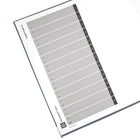 Bindertek - Reliure à 3 anneaux de première qualité - 3 po - gris foncé - paquet de 5-5 reliures par paquet