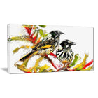 Designart – Moineaux, imprimé sur toile, 40 x 20 po (PT2497-40-20)-Impression