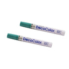 JAM Paper Marqueurs de peinture opaque à point large, Turquoise, 2 / paquet (526300TEa)-Couleur :  Turquoise
