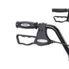 Drive Medical - Rollator bariatrique robuste avec siège rembourré, bleu-26,75 long. x 30,50 larg. x 35,25 haut. (po)