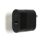 NXT Technologies - Chargeur de téléphone universel à 1 port USB, noir-Noir brillant avec une finition mate sur les zones à fort toucher