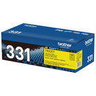 Brother - Cartouche de toner jaune TN331 rendement standard-Rendement : jusqu'à 1500 pages