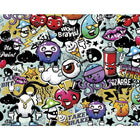 ohpopsi - Tapisserie murale Monstre Graffiti-Imprimé sur non tissé