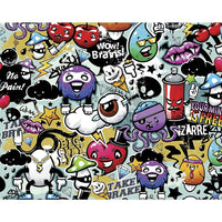 ohpopsi - Tapisserie murale Monstre Graffiti-Imprimé sur non tissé
