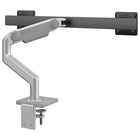 Bras pour moniteur Humanscale M8.1 avec barre transversale-Le M8.1 est livré non assemblé pour réduire la taille de l'emballage et ses liaisons modulaires permettent aux utilisateurs de concevoir rapidement l'espace le plus productif sans pièces supplémentaires - tout en économisant efficacement les ressources, l'énergie et les frais d'expédition pour aller de l'usine au bureau. Les bras du moniteur à échelle humaine sont également exempts de produits chimiques nocifs de la Liste rouge.