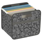 Merangue - Boîte de rangement à compartiment unique - Cachemire noir-Boîte de rangement pour ranger des chemises de classement, des documents et d'autres essentiels

