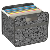 Merangue - Boîte de rangement à compartiment unique - Cachemire noir-Boîte de rangement pour ranger des chemises de classement, des documents et d'autres essentiels
