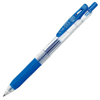 Sarasa - Stylos rétractables à encre gel avec pince - 0,5 mm - bleu cobalt  -Encre gel