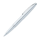 A.T. Cross - ATX Stylo à bille roulante, chrome-La pointe moyenne produit des lignes nettes et foncées de 0,40 mm pour une excellente visibilité.  