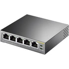 TP-LINK – Commutateur de bureau 5 ports Gigabit avec 4 Ports PoE (TL-SG1005P)-Quatre ports PoE transfèrent les données et l’alimentation sur un seul câble