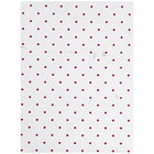 JAM PaperMD – Chemise faite à la main avec points bourgogne, blanc, paquet de 12-Taille : 9 x 12 po