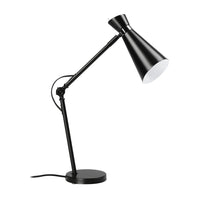 Eglo - Sonresa Lampe de Bureau, Fini Noir et Chrome (26 po)-Lampe de Bureau