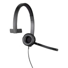 Logitech - Casque mono H570e-Le bandeau rembourré résistant et ajustable permet un port confortable tout au long de la journée