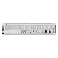 C-THRU – Règle graduée et graphique, 12 po, 12/pqt-16E de pouce et principaux calibres