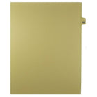 Mark Maker – Onglets séparateurs juridiques beiges, 1/25 onglets, format lettre, sans trous, numéro 155, 25/paquet-Onglets séparateurs beiges, 1/25 onglets