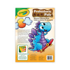 Crayola - Cahier à colorier, Prehistoric Pals, 176 pages-Un cadeau ideal pour les 3 ans et plus.