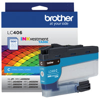 Brother LC406CS Cartouche d’encre cyan à rendement standard d'origine-Cyan