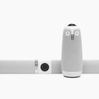 Owl Labs - Owl Bar avec 4K caméra frontale, microphone et haut-parleur-Informations audio/micro : 4 microphones omnidirectionnels