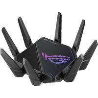 ASUS - Routeur de jeu ROG Rapture GT-AX11000 Pro Wi-Fi 6 tribande - Noir-Le Wi-Fi 6 tri-bande ultra-rapide augmente les vitesses jusqu'à 11 000 Mbps, avec des canaux de 160 MHz pour une meilleure efficacité et un meilleur débit