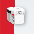 SKROSS - Adaptateur de Voyage Monde MUV USB (AC) - Blanc-Chargez un appareil USBC et un appareil USB-A tout en connectant 1 appareil à 2 pôles déterré
