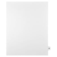 Mark Maker – Onglets séparateurs juridiques blancs, 1/15 onglets, format lettre, sans trous, numéro 149, 25/paquet-Onglets séparateurs blancs, 1/15 onglets