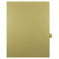 Mark Maker – Onglets séparateurs juridiques beiges, 1/25 onglets, format lettre, sans trous, numéro 166, 25/paquet-Onglets séparateurs beiges, 1/25 onglets
