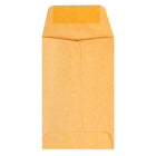 Staples - Enveloppes kraft n° 1 pour monnaie avec rabats gommés, 2 1/4 x 3 1/2 po, 28 lb, brun, boîte de 250-Rabat carré sur le côté court pour éviter que les articles ne s'échappent