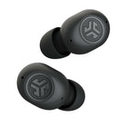 JLab - Jbuds Mini Véritables Écouteurs Sans Fil - Noir-Plus de 20 heures d'autonomie (plus de 6 heures dans les écouteurs, plus de 2 charges complètes dans l'étui), Microphones ENC pour des appels téléphoniques clairs + mode Be Aware