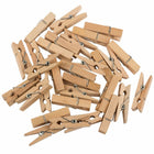 JAM PAPER - Pinces à linge 1.5", Naturel, Paquet de 30-Quantite : 30 par paquet