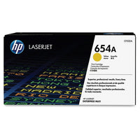 HP 654A (CF332A) Cartouche de toner HP LaserJet jaune d’origine-Couleurs: Jaune