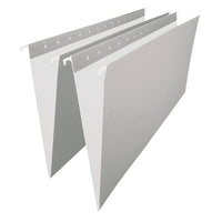 Staples Chemises suspendues de couleur, format lettre, 8 1/2 po x 11 po, gris-Format lettre