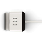Station de Recharge Sans Fil AnthroDesk - Blanche-SÉCURITÉ: protection contre les surtensions intégrée, protection contre les courts-circuits, protection contre les surcharges, protection contre les surchauffes, protection contre les surintensités, assurez-vous que votre multiprise USB de protection contre les surtensions est de bonne qualité.