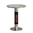 Energ+ – Chaufferette électrique infrarouge d'extérieur Hea115J88 GOLD, table bistro-Table bistro résistante à l'eau avec chaleur infrarouge, efficace et économique