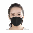 Globe - Masque facial réutilisable pour adulte Noir Polyester/Spandex - 10 paquets de 10-Fabriqué à partir de Spandex et de polyester de haute qualité, ils ne contiennent PAS de graphène