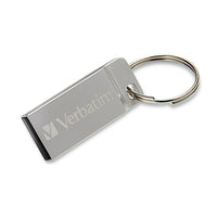 Verbatim - Clé USB Metal Executive, 32 Go, argent-La clé USB Metal Executive de Verbatim, élancée et sophistiquée, est la solution idéale pour le transfert et le stockage des fichiers pour les professionnels en affaires ou de TI, ou ceux qui préfèrent l'aspect de qualité d'une enceinte métallique véritable
