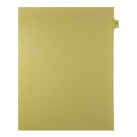Mark Maker – Onglets séparateurs juridiques beiges, 1/15 onglets, format lettre, sans trous, numéro 77, 25/paquet-Onglets séparateurs beiges, 1/15 onglets