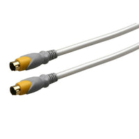 Electronic Master – Câble S-Video MD(4) mâle à mâle de 12 pi, 2,8 x 6,3 x 9,5 po, gris-Câbles abordables de grande qualité permettant d’obtenir la meilleure qualité d’image que votre système peut fournir