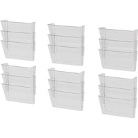 Storex classeur murale - paq. De 3 - lettre clair - paquet de 18 - 6 Set de 3-Peut contenir des documents de format lettre et dossiers