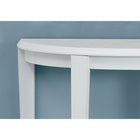 Monarch Specialties - 2451 Table D'Appoint - 36 po L/Console D'entrée Blanche-Le profil étroit est idéal pour une entrée, un couloir ou un salon avec un espace limité